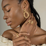 The Garden's Delight II statement earrings