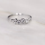 18k GOLD Cloud Diamonds Ring