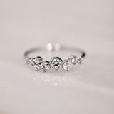 18k GOLD Cloud Diamonds Ring