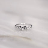 18k GOLD Cloud Diamonds Ring