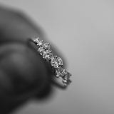 18k GOLD Cloud Diamonds Ring