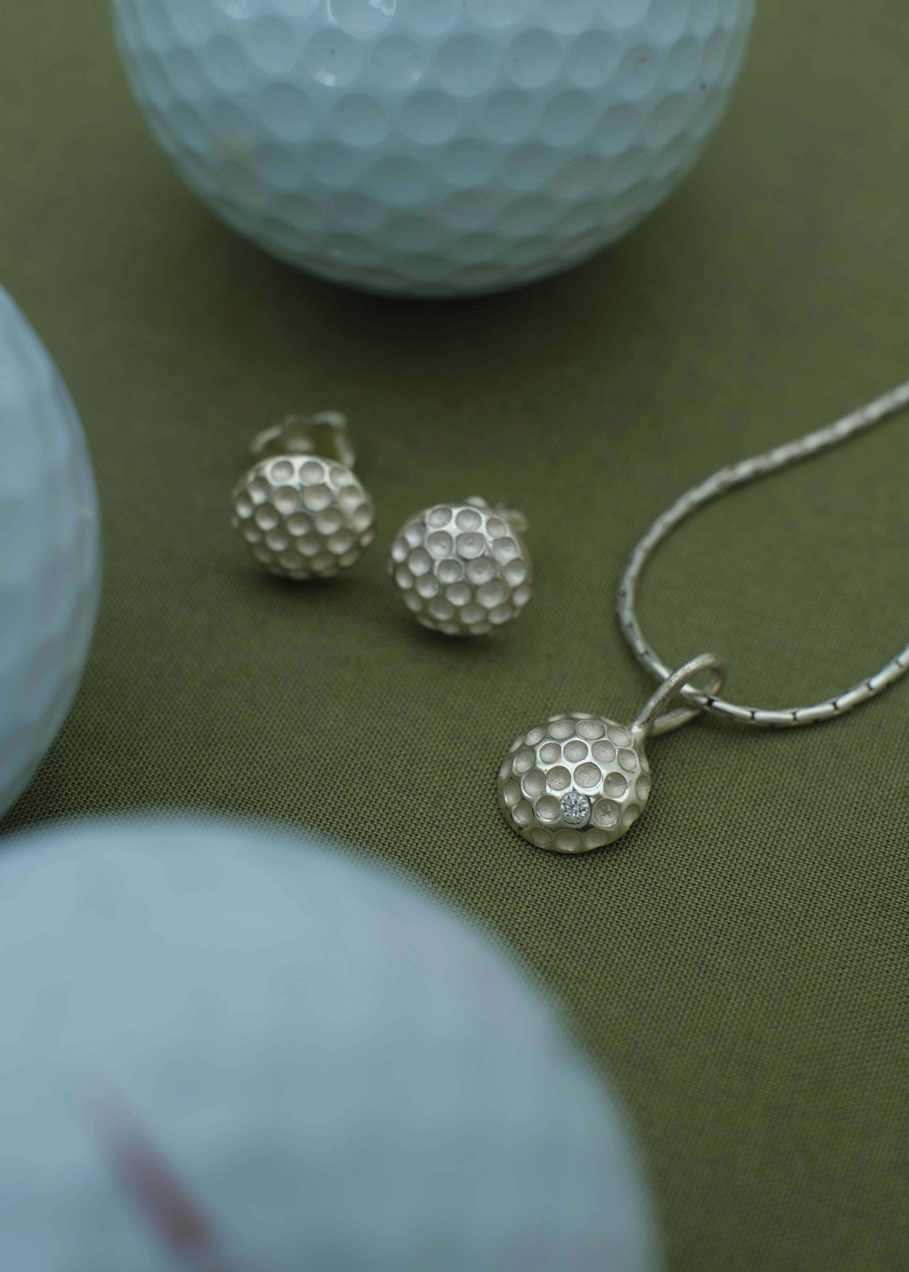 Green Charm Earrings II