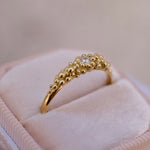 A timeless 18K GOLD Dots Diamond Ring by Cremilde Bispo Jewellery, exuding elegance.