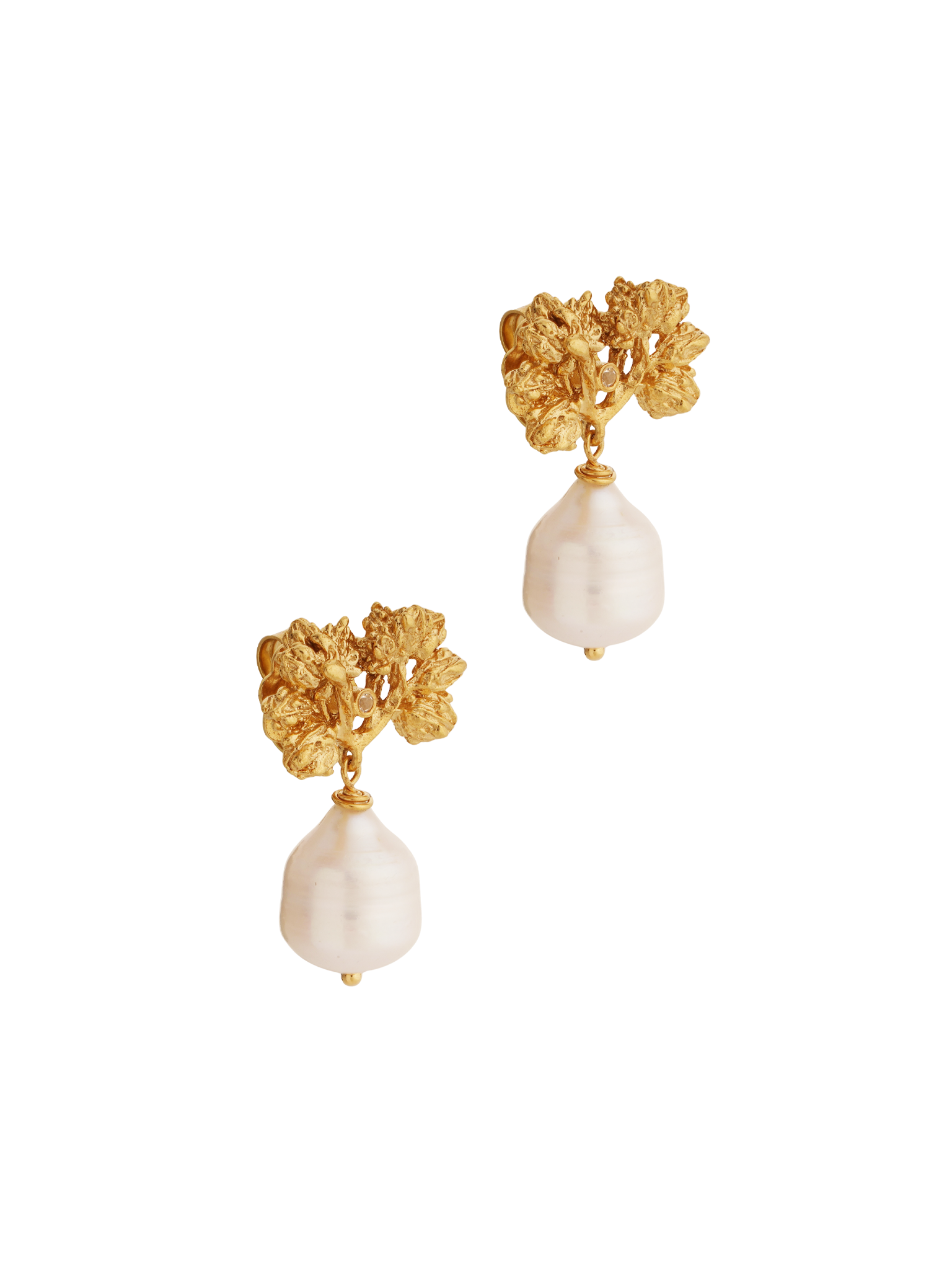 The Pearly Forest Earrings