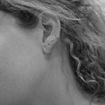 Tiny 18K solid Gold Cartilage hoop earring - 3mm to 6mm